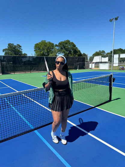 Last Serve Tennis Skort (Black)