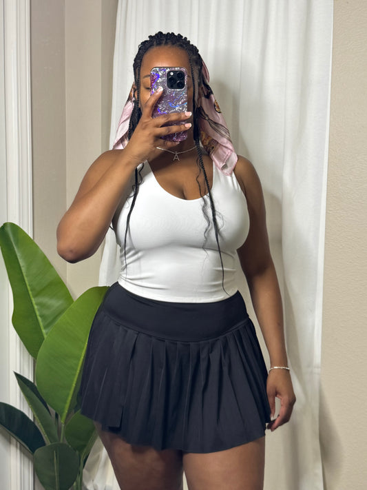 Last Serve Tennis Skort (Black)