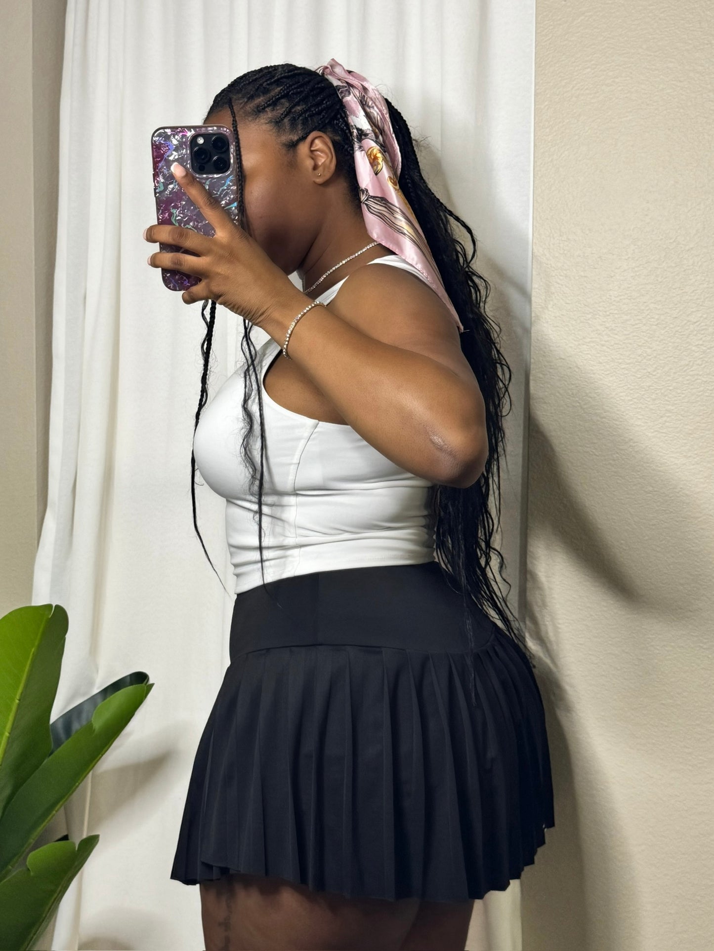 Last Serve Tennis Skort (Black)