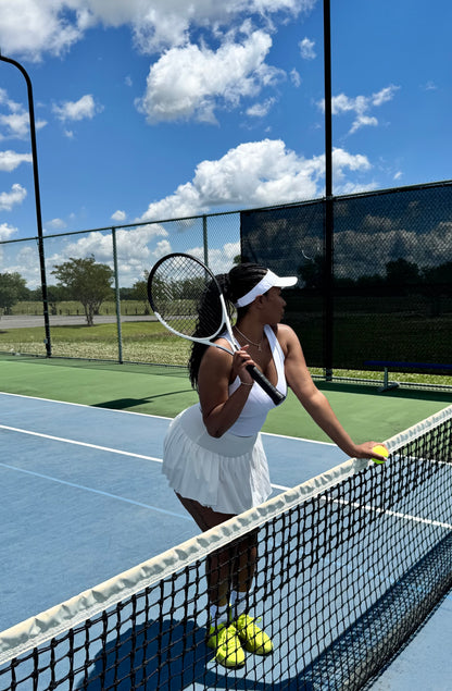 Last Serve Tennis Skort (Ivory)