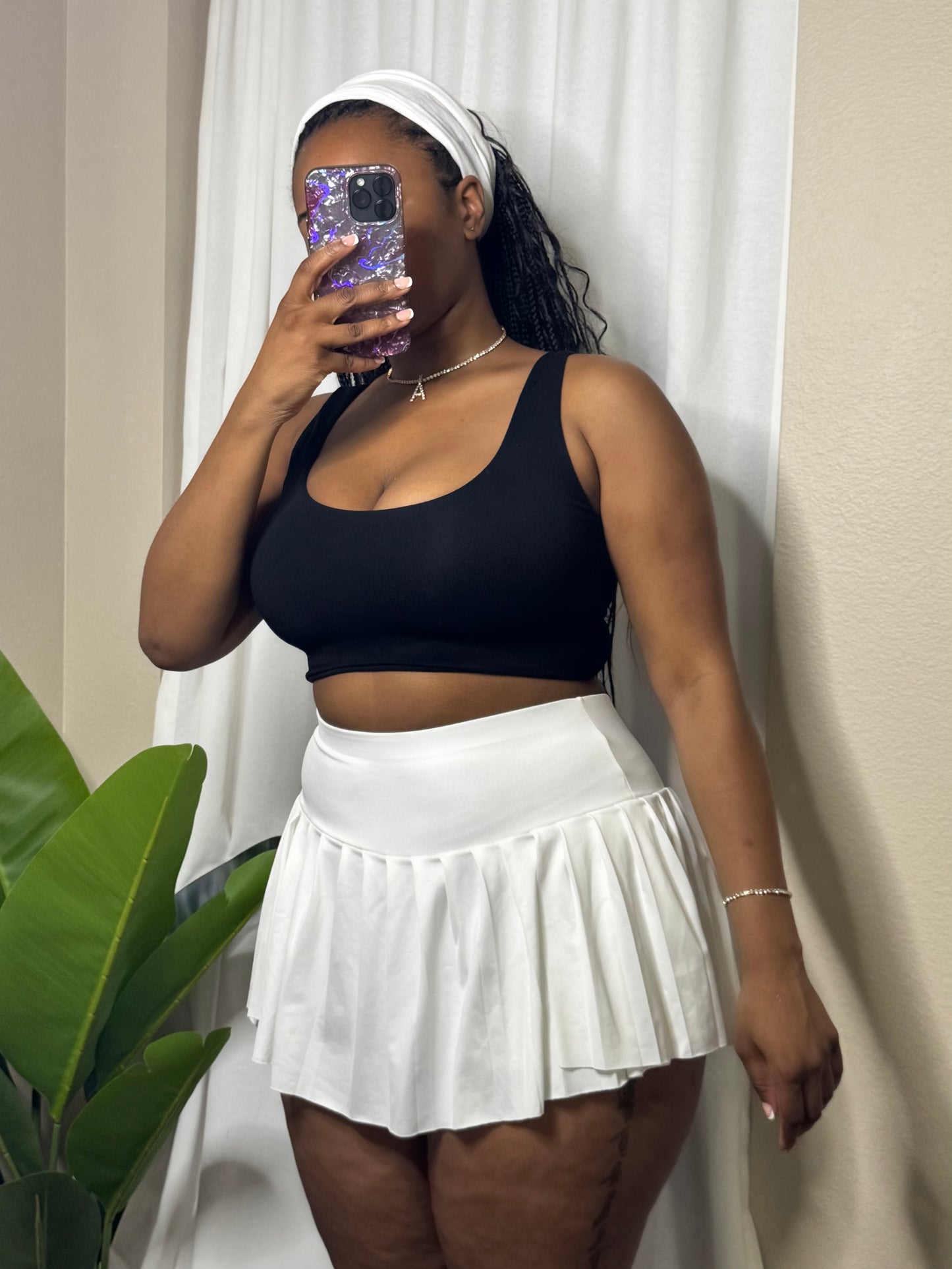 Last Serve Tennis Skort (Ivory)