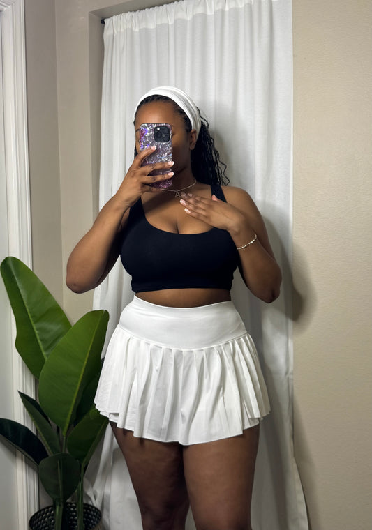 Last Serve Tennis Skort (Ivory)